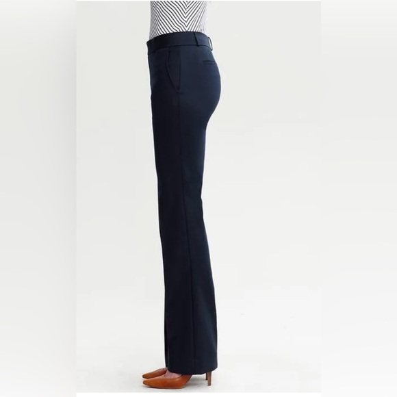 Banana Republic Women’s Trousers Pants No. 323 Martin Fit Black Size 10 Stretch - Picture 1 of 11